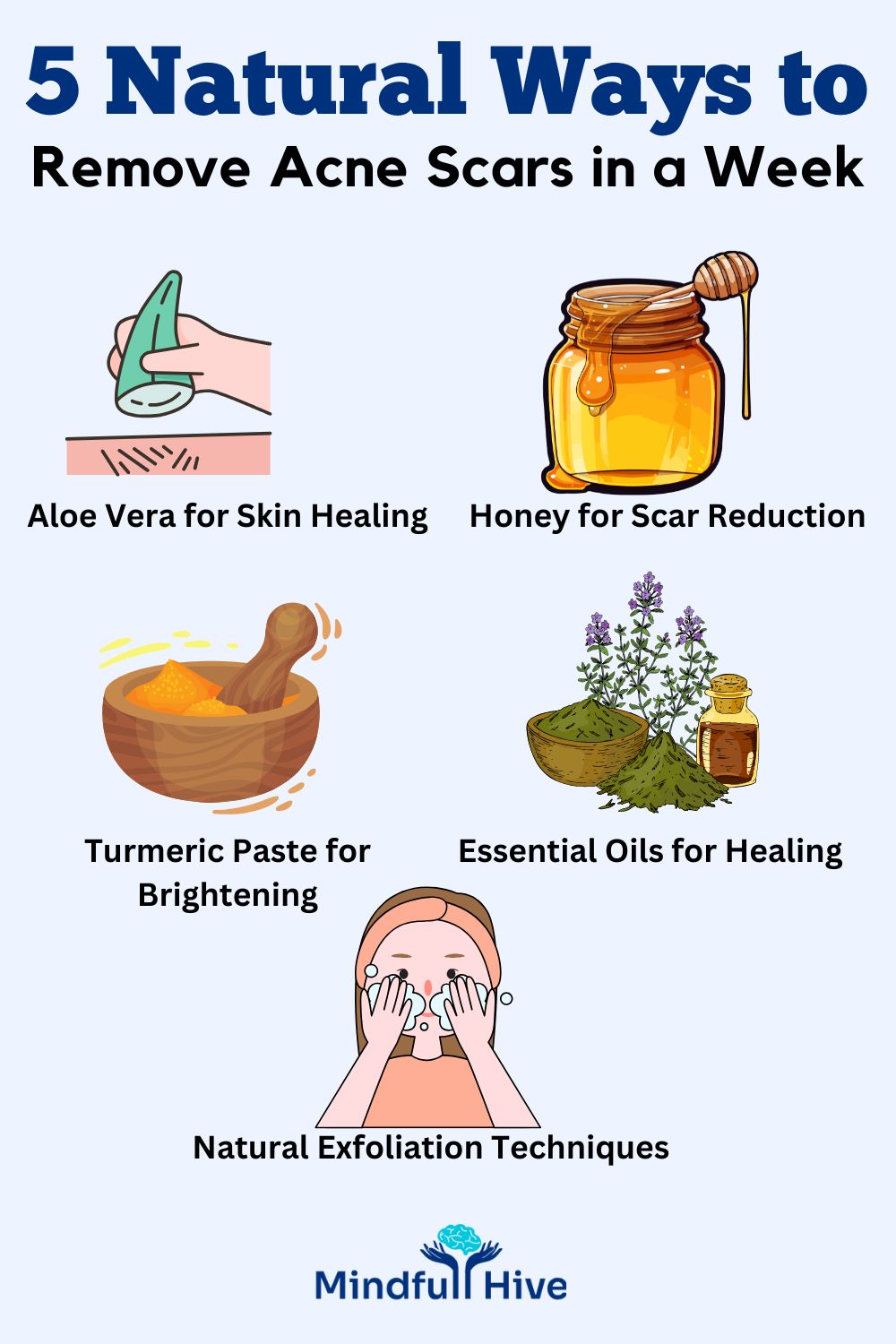 5 Natural Ways to Remove Acne Scars in a Week