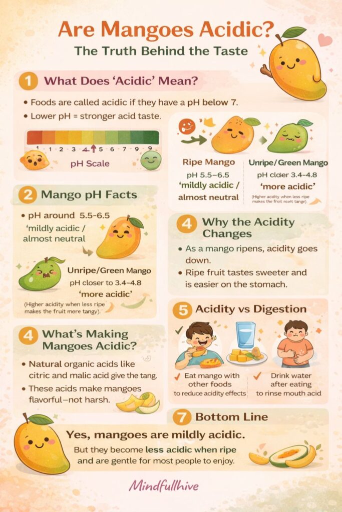 are mangoes acidic