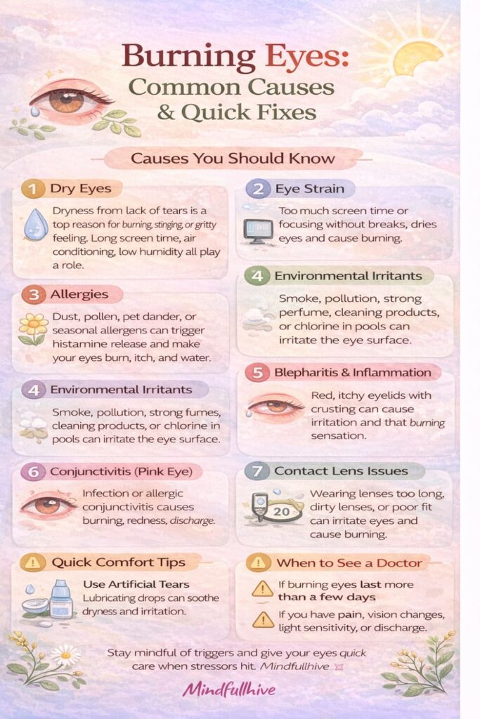 burning eyes causes
