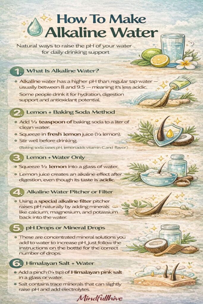 How to Make Alkaline Water