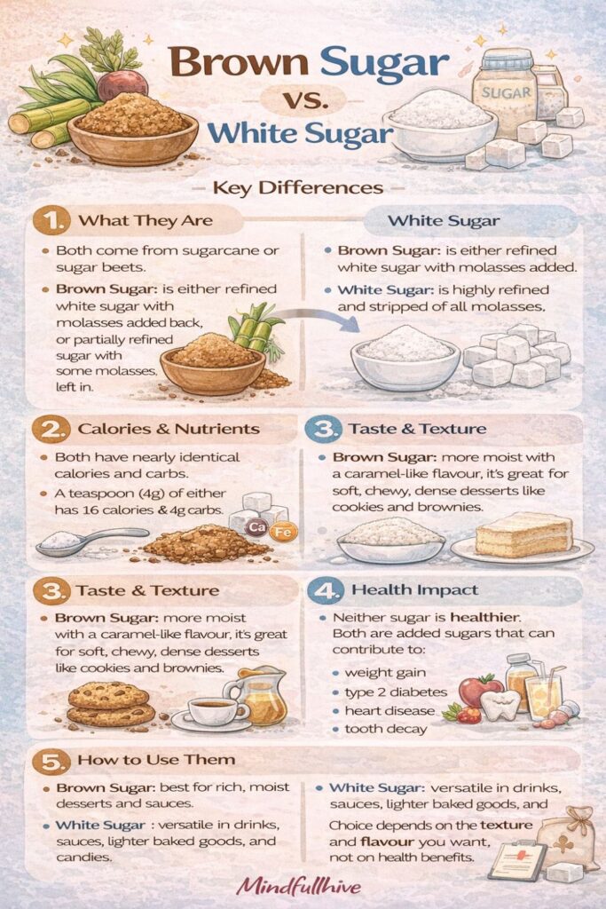 brown sugar vs white sugar