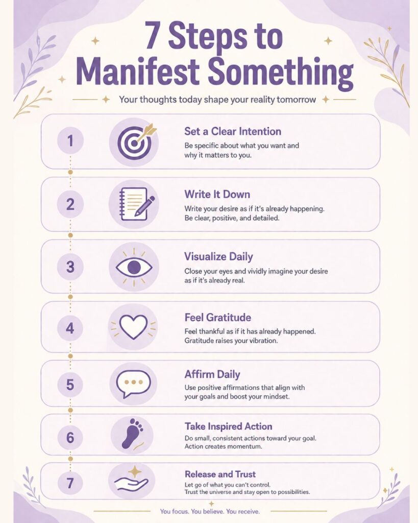 how to manifest something