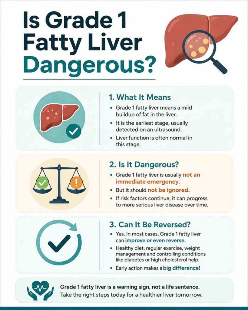 Is Grade 1 Fatty Liver Dangerous