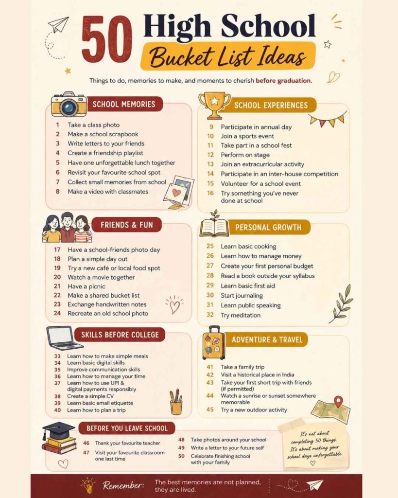 High School Bucket List (1)