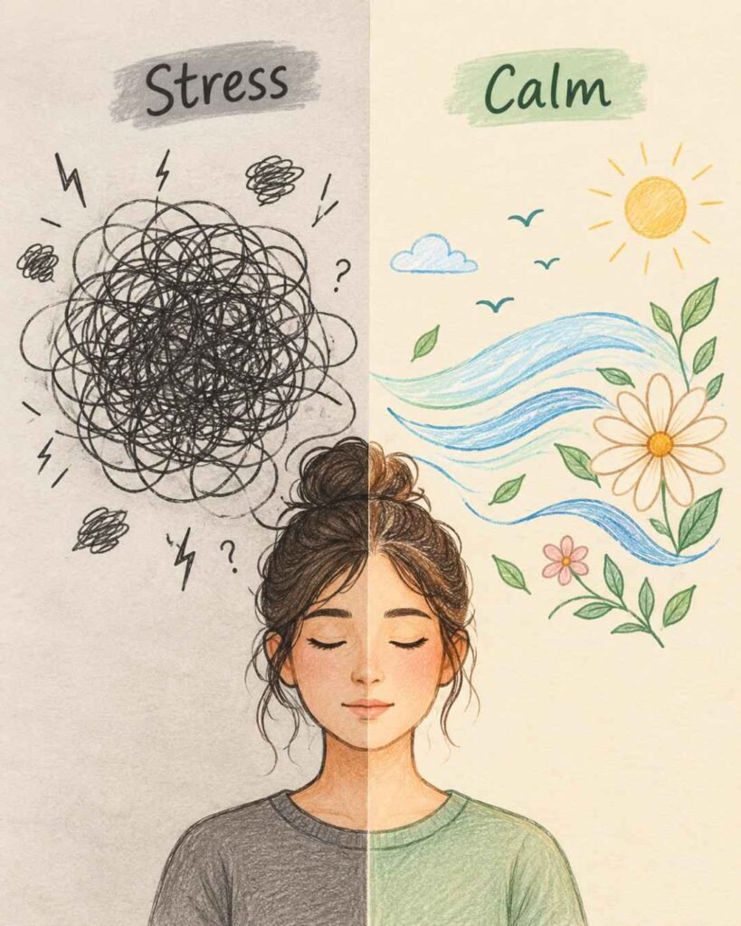 Stress Management Drawing