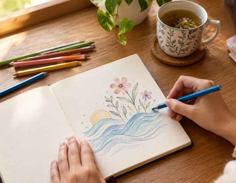Stress Management Drawing: 15 Easy Ideas for Students