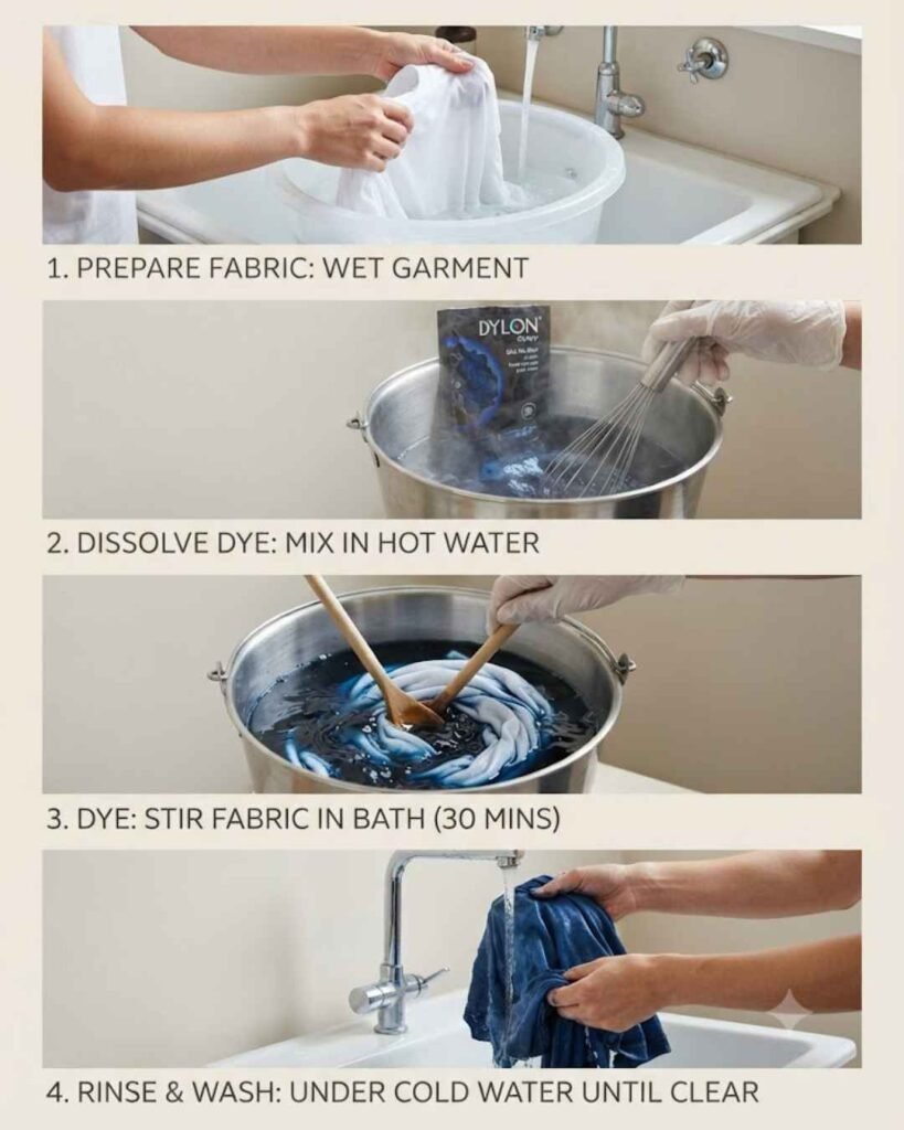 how to dye clothes