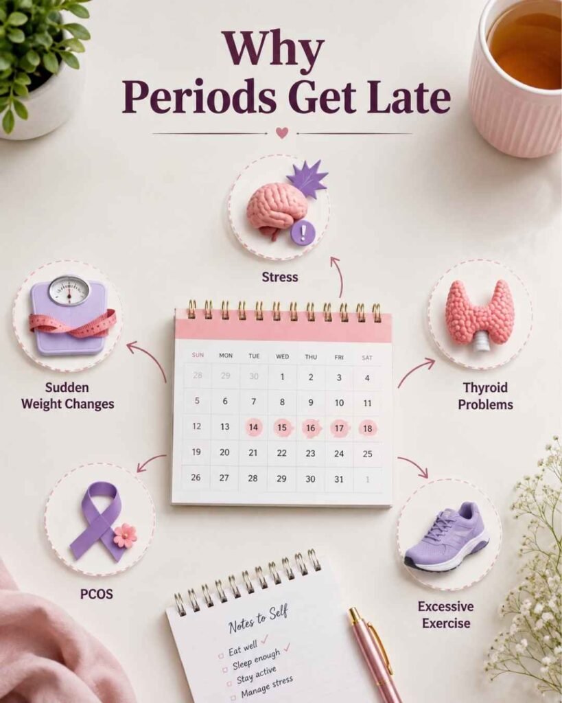 how to get periods fast 