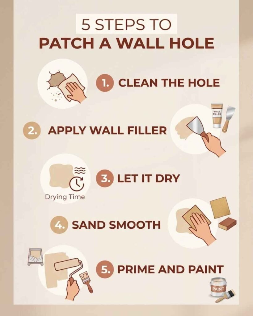 how to patch a hole in wall